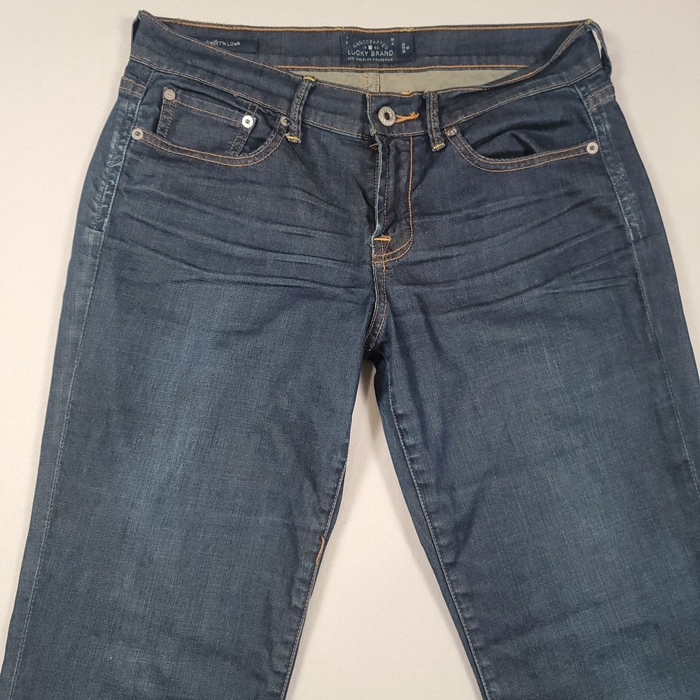 Lucky Brand Women Sweet N Low Bootcut Jeans Size 8 Blue Mid Rise Denim - Picture 3 of 16